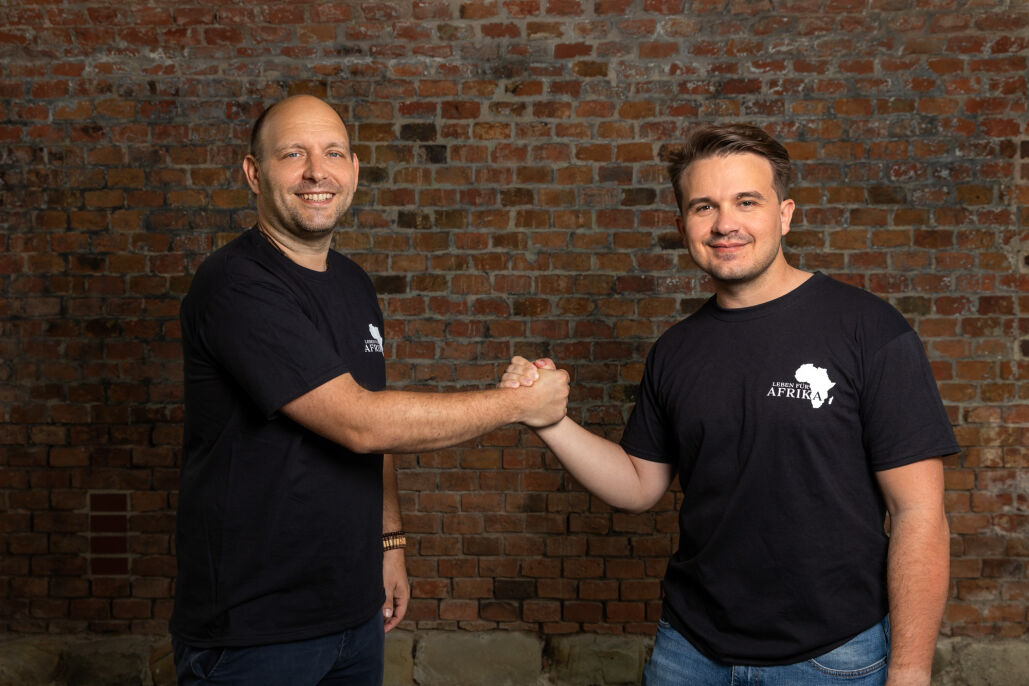 Das Leben für Afrika Team: Alex Hahn und Marijo Kraljevic